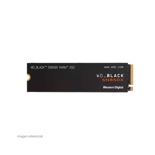 Disco duro SSD Western Digital Black SN850X 1TB NVMe M.2 2280, PCIe 4.0, alta velocidad y rendimiento
