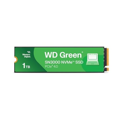 SSD WD Green SN3000 1TB NVMe - Almacenamiento Rápido y Eficiente para tu PC