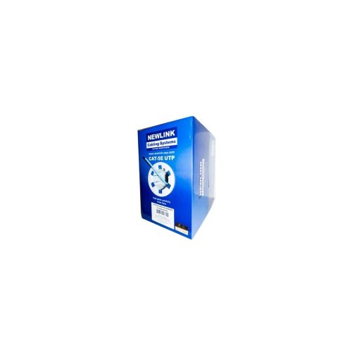 Cable de Red Newlink Cat5e 1000ft 24 AWG Azul - Conexión Rápida y Estable para Redes en Casa u Oficina