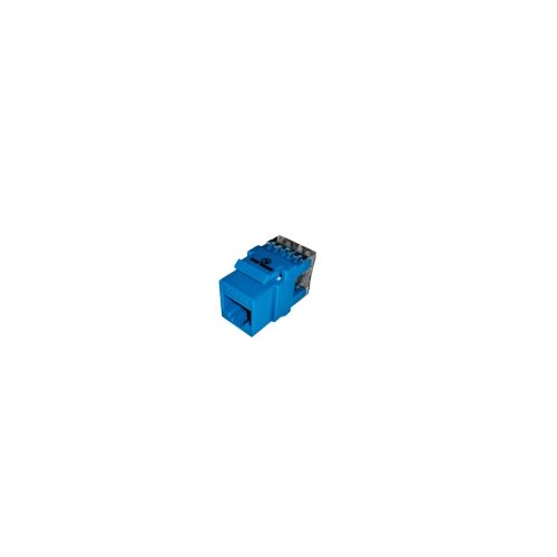 Keystone Jack Cat6A Newlink Azul | Alta Velocidad, Conectividad Mejorada para Redes Estables
