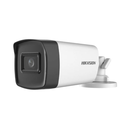 Cámara de vigilancia Hikvision DS-2CE17H0T-IT5F 5 MP color blanco, visión nocturna y resistente a la intemperie