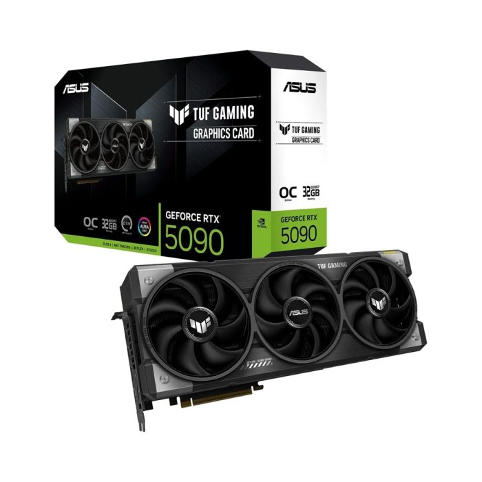 Tarjeta gráfica ASUS TUF Gaming GeForce RTX 5090, 32GB, 512 bit, alto rendimiento para gamers