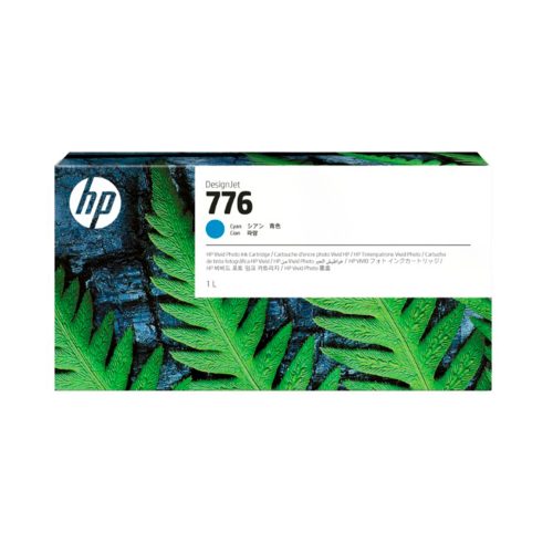 Tinta HP 1XB09A (776) 1LT Cyan - Alta Calidad, Compatible con Impresoras HP, Color Vibrante