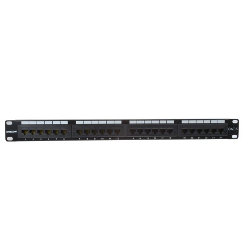 Patch Panel Cat-6 Dixon 24 Puertos Tipo 110 - Conexión Eficiente para Redes de Alta Velocidad