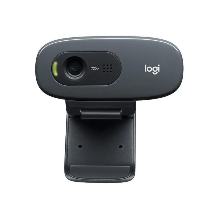 Webcam Logitech C270 HD 720p con Vídeo Clara, Enfoque Automático y Audio Integrado - Ideal para Videoconferencias