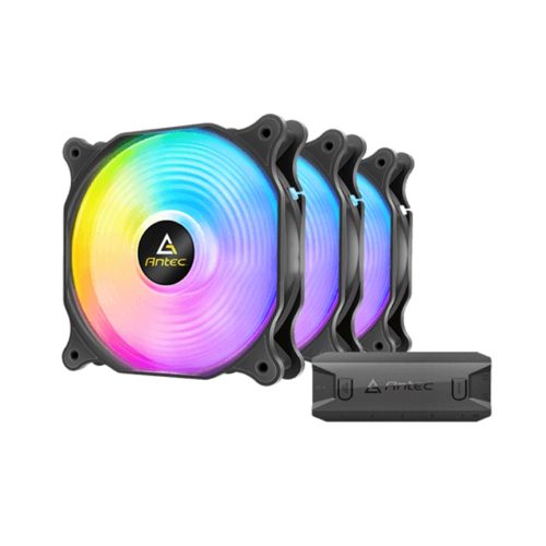 Ventiladores Antec F12 Racing ARGB 120mm 3 Pack: Ilumina tu PC con alto rendimiento y diseño premium