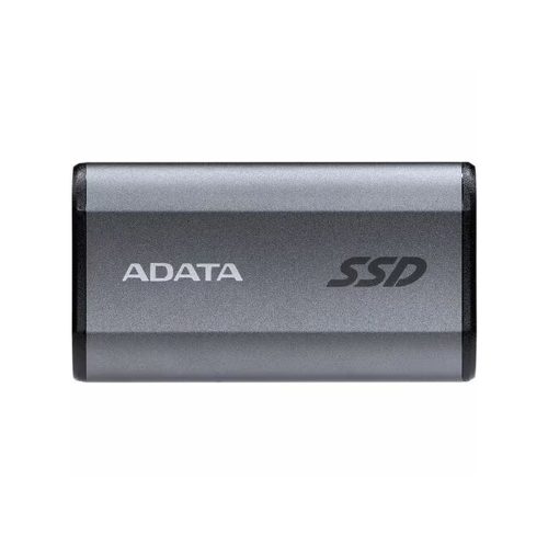 Adata Elite SE880 - SSD Externo 1TB USB-C, Alta Velocidad 2000MB/s, Compatible con PS5 y Xbox One - Gris Titanio