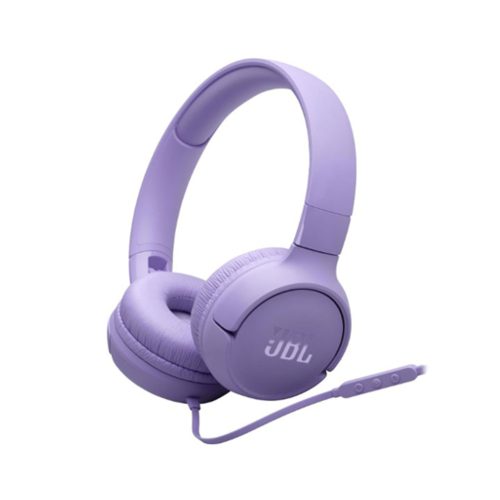 Auriculares JBL TUNE 520C - Color Púrpura, Conexión por Cable, Sonido de Alta Calidad, Ultra Cómodos