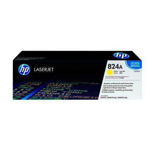 Tóner HP 824A Amarillo para LaserJet Pro M6015/M6040 - Alta Calidad de Impresión y Rendimiento Superior