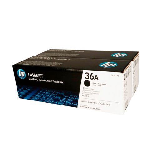 Tóner HP CB436AD para impresora LaserJet P1505 - Rendimiento superior, alta calidad de impresión
