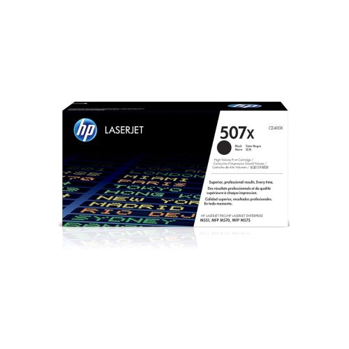 Tóner HP CE400X (507X) Negro para LaserJet M551 - Alta Capacidad 11000 Páginas, Impresión de Calidad