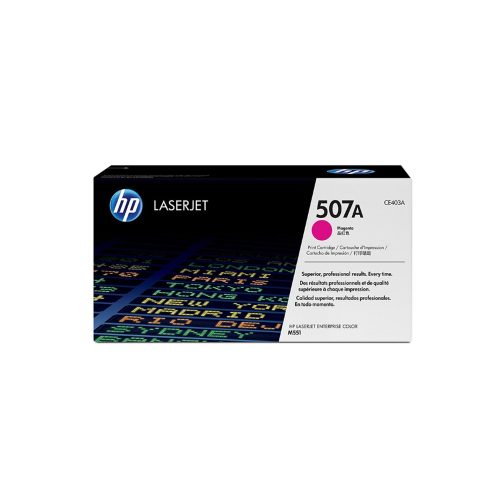 Tóner HP CE403A (507A) Magenta 6000 Páginas para impresoras LaserJet M551 – Alta calidad de impresión