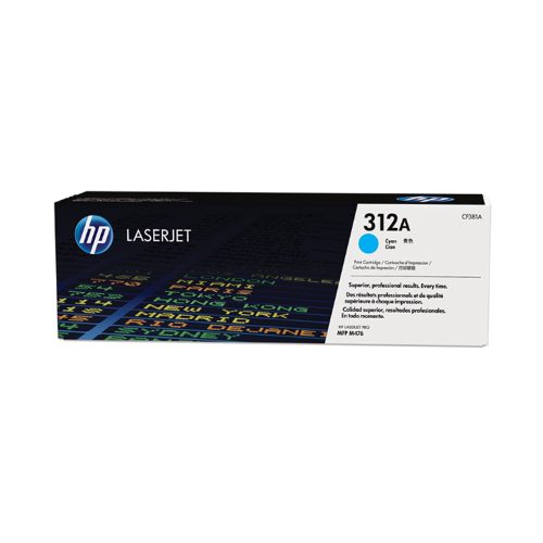 Tóner HP CF381A (312A) Cyan Compatible para LaserJet M476 - 2,7K Páginas de Alta Calidad
