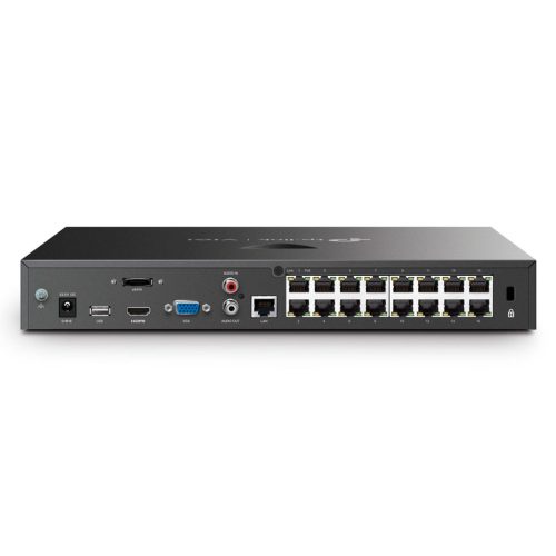 TP-Link VIGI NVR2016H-16P: NVR Autónomo de 16 Canales para Seguridad, Conectividad PoE, Ideal para Vigilancia