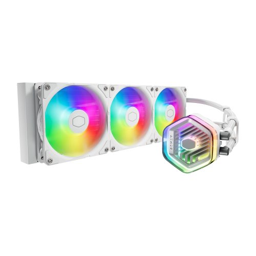 Cooler Master MasterLiquid 360 ARGB Blanco - Enfriamiento Líquido Eficiente y Estilizado