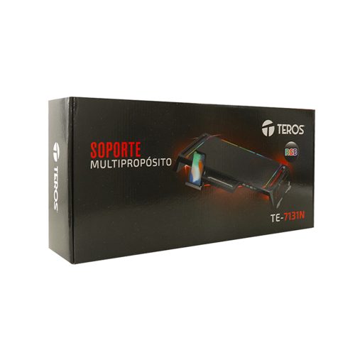 Stand para Monitor RGB TEROS TE-7131N con 4 Puertos USB - Soporte Multifuncional y Elegante