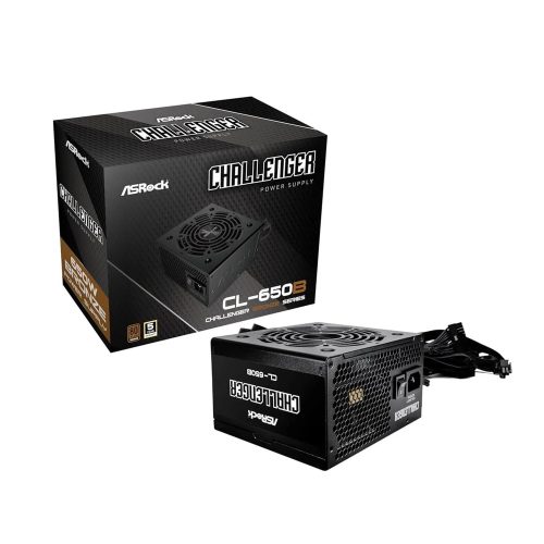 Fuente de alimentación Asrock 650W ATX 80 Plus Bronze - Eficiencia energética y alto rendimiento