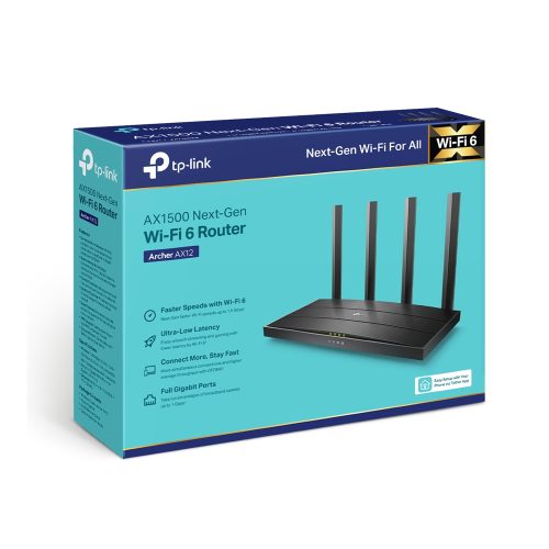 Router TP-LINK AX1500 Wi-Fi 6 Dual-Band: Conectividad Rápida y Estable para Tu Hogar