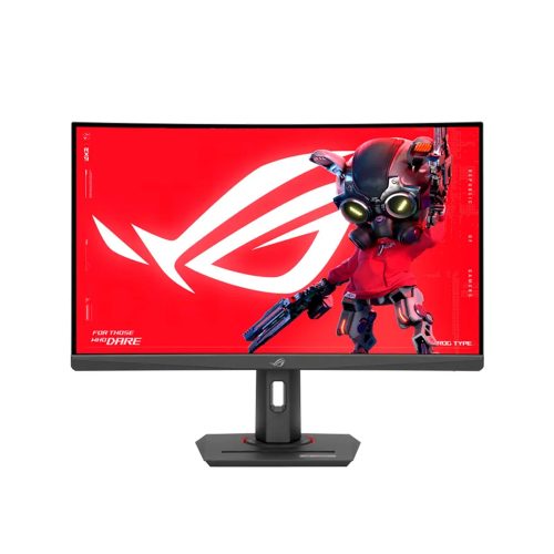 Monitor Curvo ASUS ROG Strix 27” 2K QHD 180Hz 1ms - Experiencia Inmersiva en Black