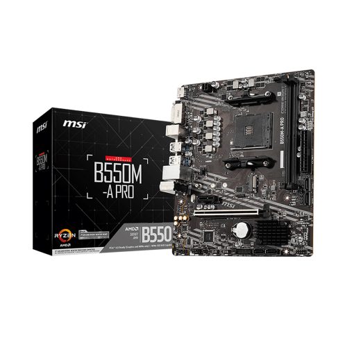 MSI B550M-A PRO Micro ATX - Placa Base Socket AM4 para Rendimiento y Estabilidad en Gaming