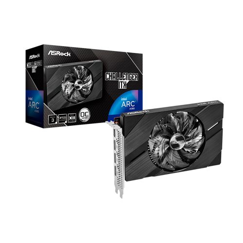 Tarjeta de Video ASRock Intel Arc A380 Challenger ITX 6GB OC - Rendimiento Superior GDDR6 PCI-E 4.0