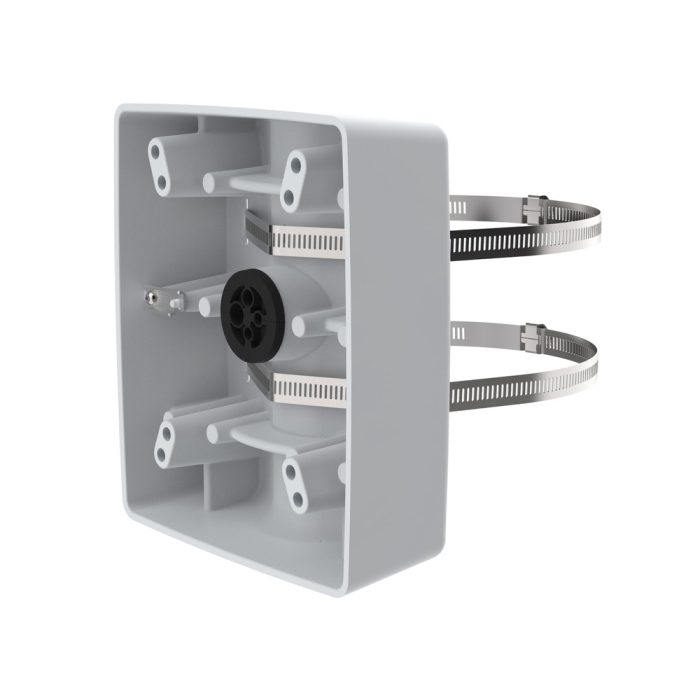 Kit de Montaje en Poste AXIS T91B57 para Instalación Interior y Exterior - Color Blanco - Durable y Versátil