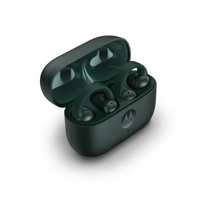 Auriculares Motorola Moto Buds Loop - In-ear, Verde Trekking, Conectividad Bluetooth, Resistente al Agua