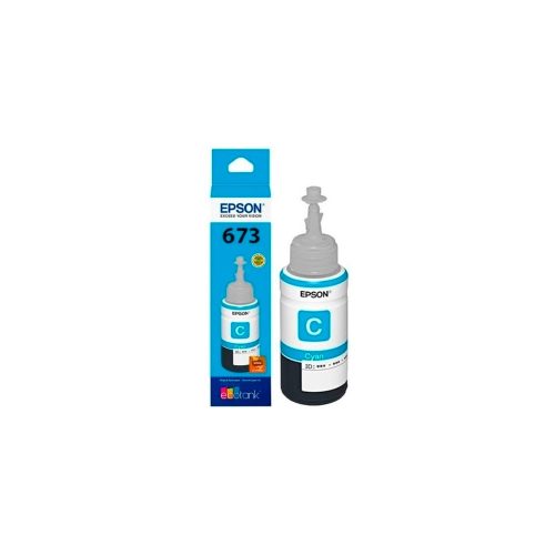 Tinta Epson 673 Cian T673220 para Impresoras L800, L805 y L810 - Calidad de Impresión Superior