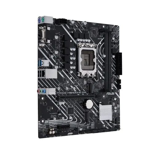Placa Madre Asus Prime H610M-E D4, Socket LGA 1700, RAM DDR4 3200MHz, Compacta y Eficiente