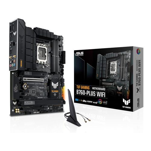 Placa Madre Asus TUF Gaming B760-Plus WiFi ATX LGA1700, DDR5, Compatibilidad Intel 12ª/13ª Gen
