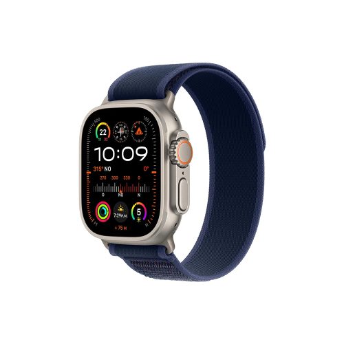 Apple Watch Ultra 2 - Smartwatch 49mm Titanio, Azul, Conectividad LTE, Sensor de Oxígeno y ECG