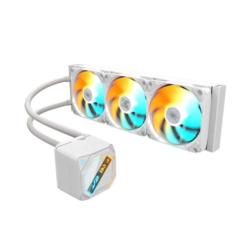 Sistema de Enfriamiento Líquido Gigabyte Gaming 360 Ice Blanco con LED RGB - Rendimiento Óptimo y Estilo