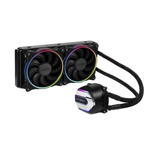 Sistema de Enfriamiento Líquido Zadak Spark Lite 240mm con 2 Ventiladores LED RGB para PC Gaming