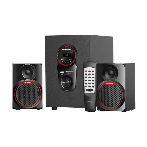 Subwoofer Micronics 2.1 Funky S7077BT con USB, SD, Bluetooth, AUX y FM - Sonido Premium y Control Fácil