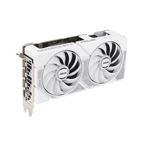 Tarjeta de Video Asus GeForce RTX 5060 8GB Dual OC White - 2 Ventiladores, Alto Rendimiento y Estilo