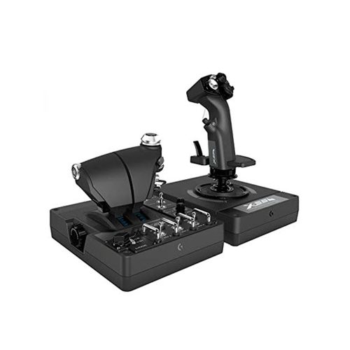 Logitech G X56 HOTAS para Simuladores de Vuelo PC, 6 Grados de Libertad, RGB Personalizable
