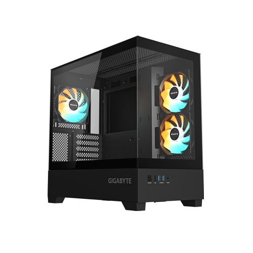 Case Mid Tower GIGABYTE C201 Panoramic, diseño elegante y espacio optimizado para gaming y PC