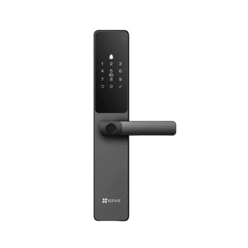 Cerradura inteligente EZVIZ con huella y teclado, conectividad WiFi y Bluetooth, segura y moderna