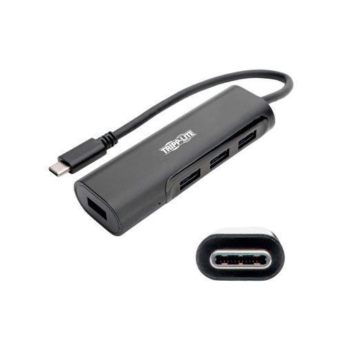 Hub USB Type-C Tripp-Lite U460-004-4AB, 4 Puertos USB 3.1, Thunderbolt 5 Gbps, Portátil y Compacto