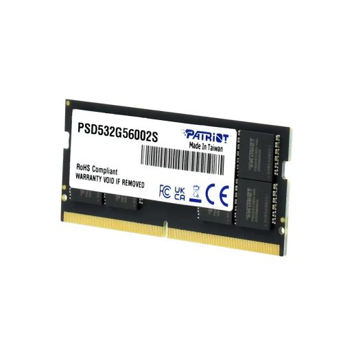 Memoria Sodimm Patriot DDR5 32GB 5600MHz para Laptop - Alto Rendimiento y Velocidad Optimal