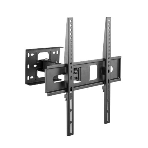 Soporte de Piso Móvil Koreano UBK60 para TV 32"-75", Carga 50 kg, Altura Ajustable y Brazo Corto