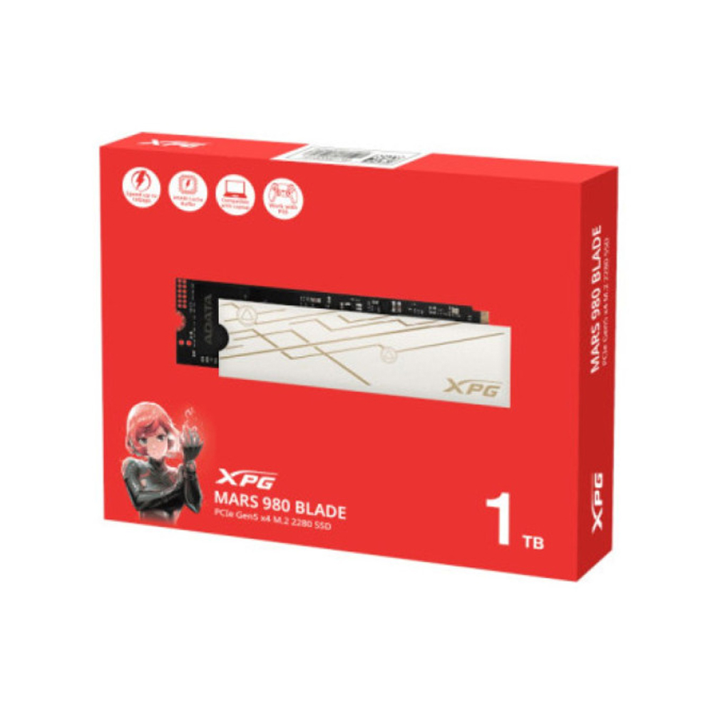 Unidad SSD M.2 PCIe 1TB XPG Mars 980 Blade G5 - Velocidad y Rendimiento Superior para Gaming y Creatividad