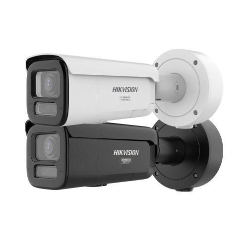 Cámara HIKVISION ColorVu 8MP IP con lente 2.8-12mm, altavoz, luz estroboscópica y NEMA4X, resistente al agua