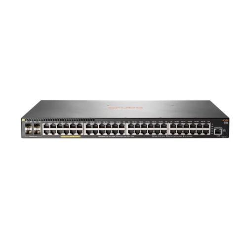 Conmutador Gestionado Aruba 2930F 48 Puertos PoE+ y 4 SFP, Ideal para Redes Empresariales