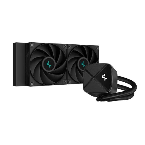 Sistema de Enfriamiento Líquido Deepcool LS520S Zero Dark, 2 Ventiladores, RGB, Eficiencia Silenciosa