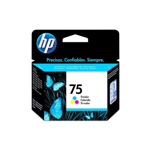 Cartucho HP 75 Tricolor para Impresoras C4210, J5740 y D4260 - Alta Calidad de Impresión