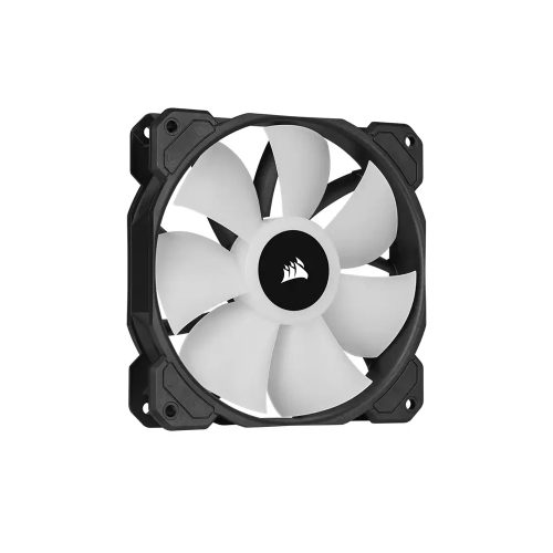 Cooler Corsair SP120 RGB Elite 120mm - Ventilador LED RGB, Color Negro, Alto Rendimiento y Estilo