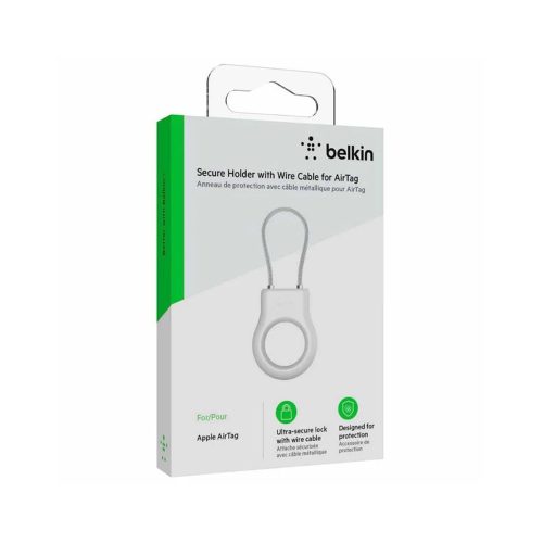 Estuche Belkin blanco para Apple AirTag - Protección elegante y funcional para tu dispositivo