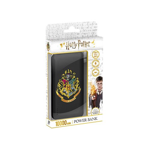 Batería Emtec Power Bank Harry Potter Hogwarts 10000 mAh, 1 USB-A y 1 USB-C, diseño exclusivo