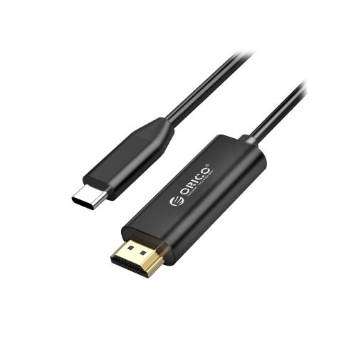Cable HDMI a USB Tipo C 2M Orico, Alta Velocidad, Compatible con Dispositivos Modernos, Negro